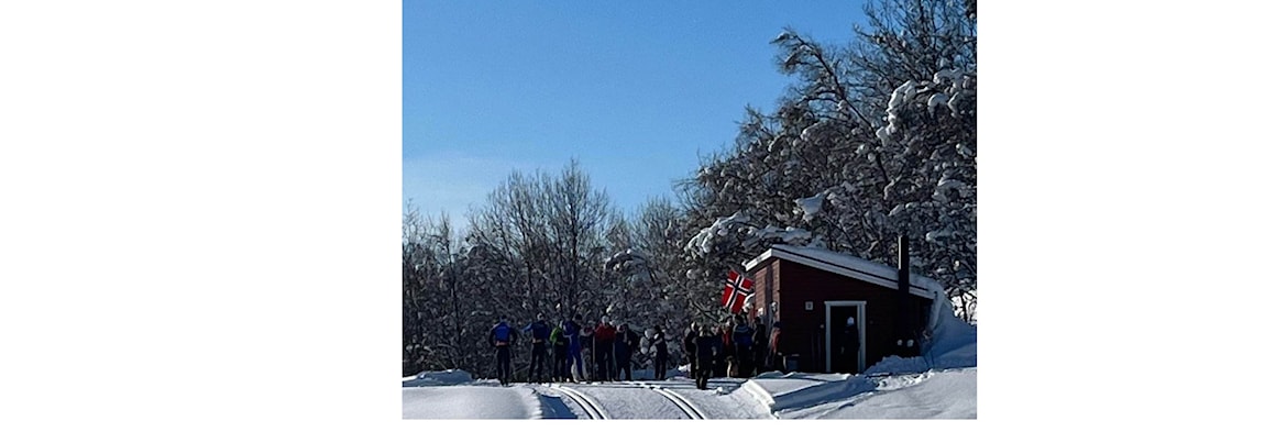 Åpen skihytte i Tortenlia vinter 2024